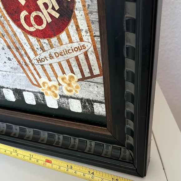 2 Cinema Popcorn Movie Theater Wall Picture Frames. Home Decor Art Hobby Lobby - Picture 3 of 11
